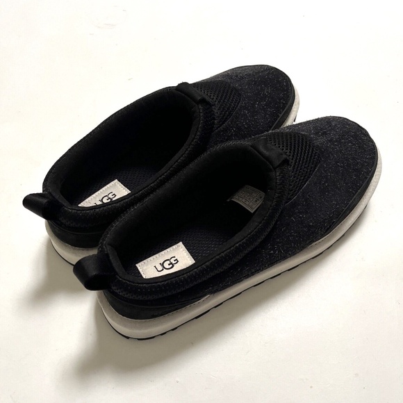 NWT $120 UGG Tasman IOE Men's Slippers Charcoal Gray 1155197 Suede - Picture 4 of 9